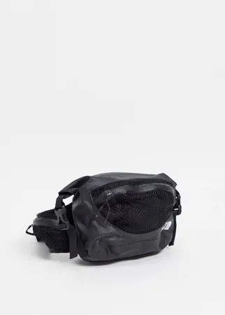 Черная водонепроницаемая сумка-кошелёк на пояс The North Face Lumbar-Черный цвет
