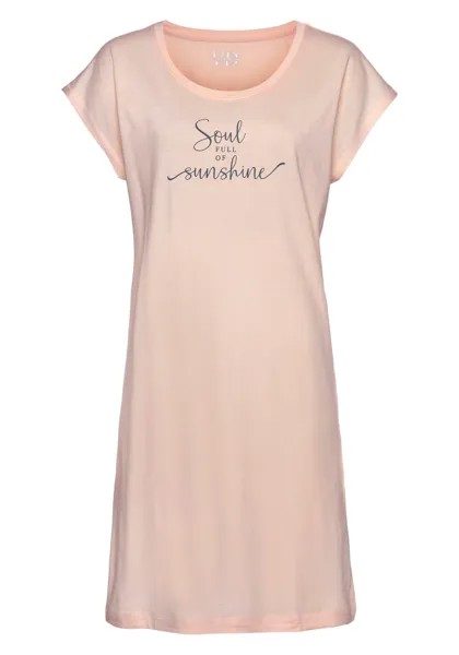 Ночная рубашка-бандо VENICE BEACH, пастельно-розовый