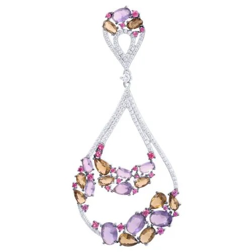Подвеска из серебра SP02207QAMSW-1-001-WG JV