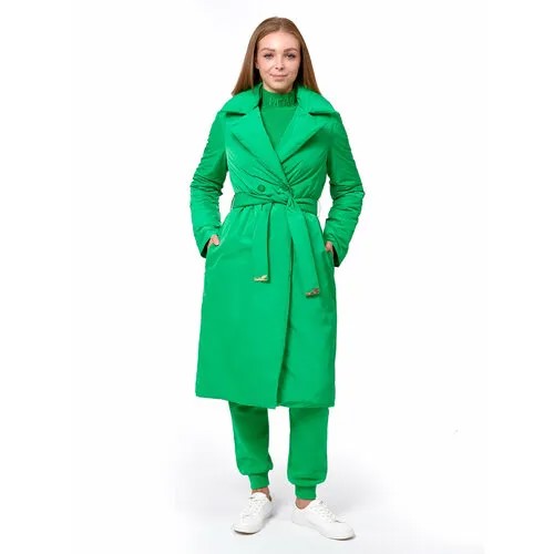 Пальто PATRIZIA PEPE, размер 46, зеленый