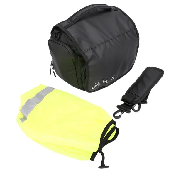 Велосипедная Передняя сумка, рюкзак с подставкой и дождевиком для Brompton, складной велосипедный рюкзак, аксессуары