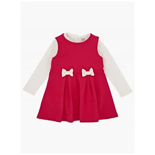 Комплект одежды  Mini Maxi для девочек, легинсы и футболка, повседневный стиль, размер 80, красный