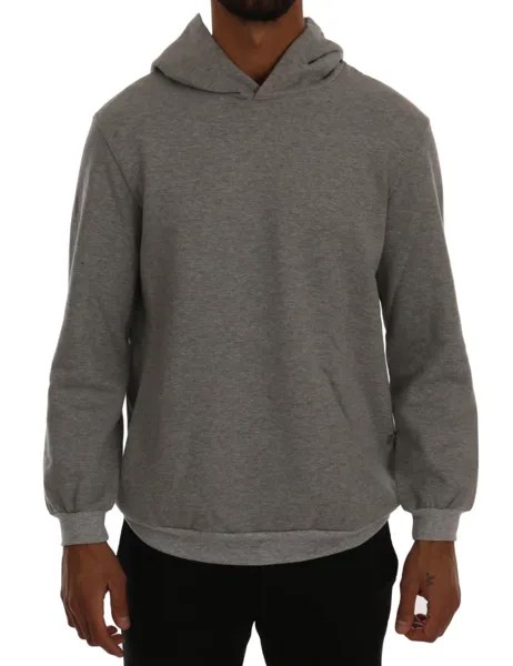 DANIELE ALESSANDRINI Свитер, серый пуловер из хлопка, мужской s. Рекомендуемая розничная цена XXL: 200 долларов США.
