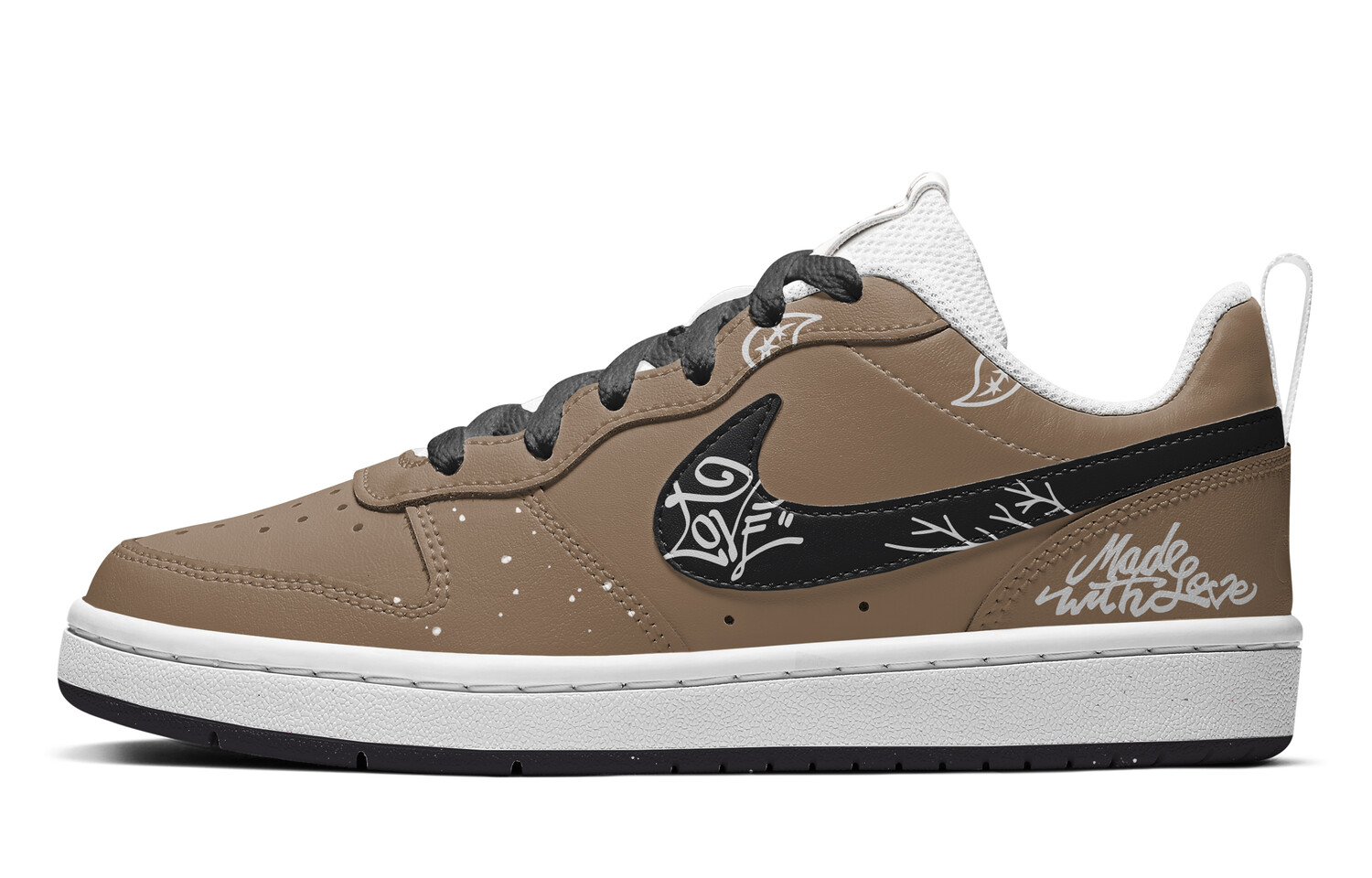 Кроссовки Nike Skateboarding Shoes Women's Low-top Brown/beige, хаки