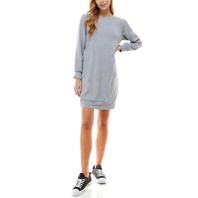 Удобная мини-футболка с длинными рукавами Kingston, серое женское платье для юниоров BHFO 6749