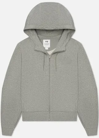 Женская толстовка Y-3 Classic Logo Full Zip-Hoodie, цвет серый, размер S