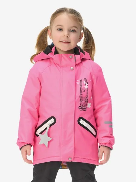 Костюм (куртка + брюки) для девочки Oldos, Розовый