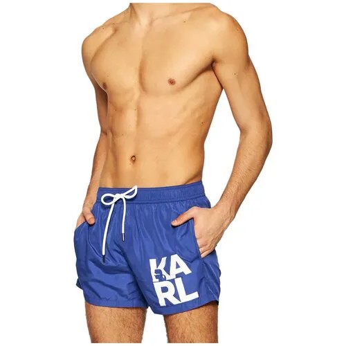 Шорты для плавания Karl Lagerfeld, размер 2XL, синий