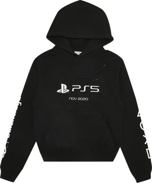 Худи Balenciaga Playstation Shrunk Hoodie Black, черный