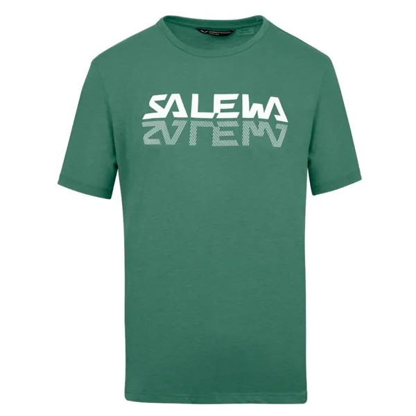 Футболка Salewa Reflection Dri-Release, зеленый