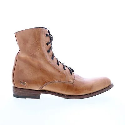 Bed Stu Post F467302 Мужские коричневые кожаные повседневные модельные ботинки на шнуровке 10