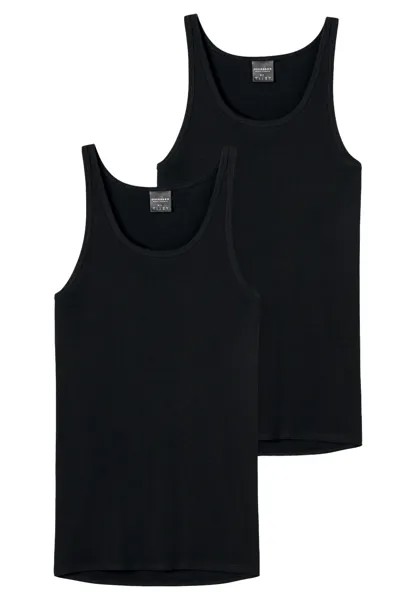 Майка Schiesser/Tanktop Original Classics Feinripp, черный