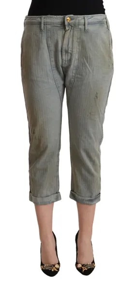 Брюки CYCLE Серые узкие женские укороченные брюки из 100% хлопка со средней талией W26 Рекомендуемая розничная цена 200 долларов США