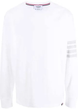 Thom Browne футболка с длинными рукавами и полосками 4-Bar