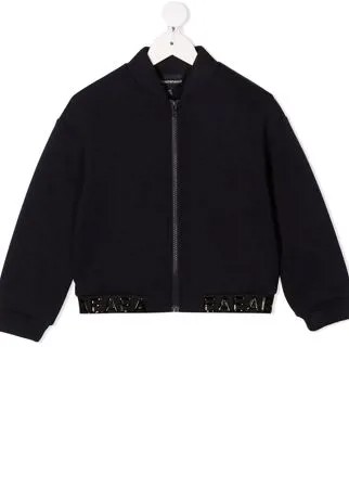 Emporio Armani Kids куртка-бомбер с логотипом