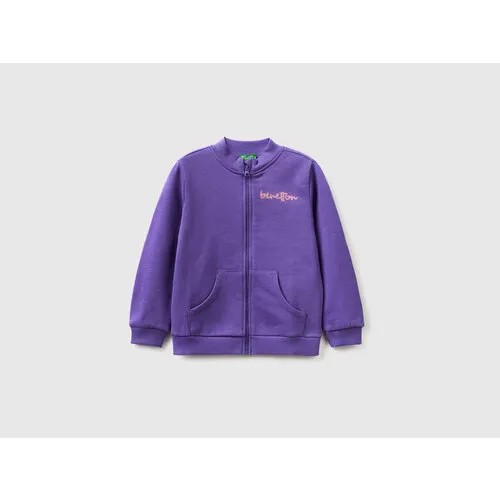 Толстовка UNITED COLORS OF BENETTON, размер 116 (YS), фиолетовый