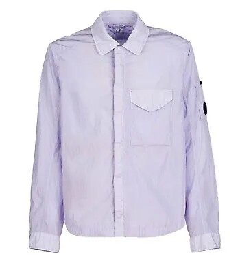 Cp Company Chrome-r Сиреневая верхняя рубашка для мужчин