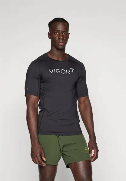 Спортивная футболка Vigor7 EA7 Emporio Armani, черный