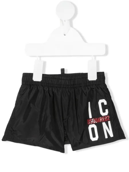 Dsquared2 Kids плавки-шорты с принтом Icon
