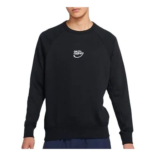 Толстовка Nike SB ICON Fleece Lined Skateboard Casual Sports Round Neck Pullover Black, черный