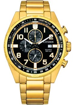 Японские наручные  мужские часы Citizen AN3652-55E. Коллекция Chronograph