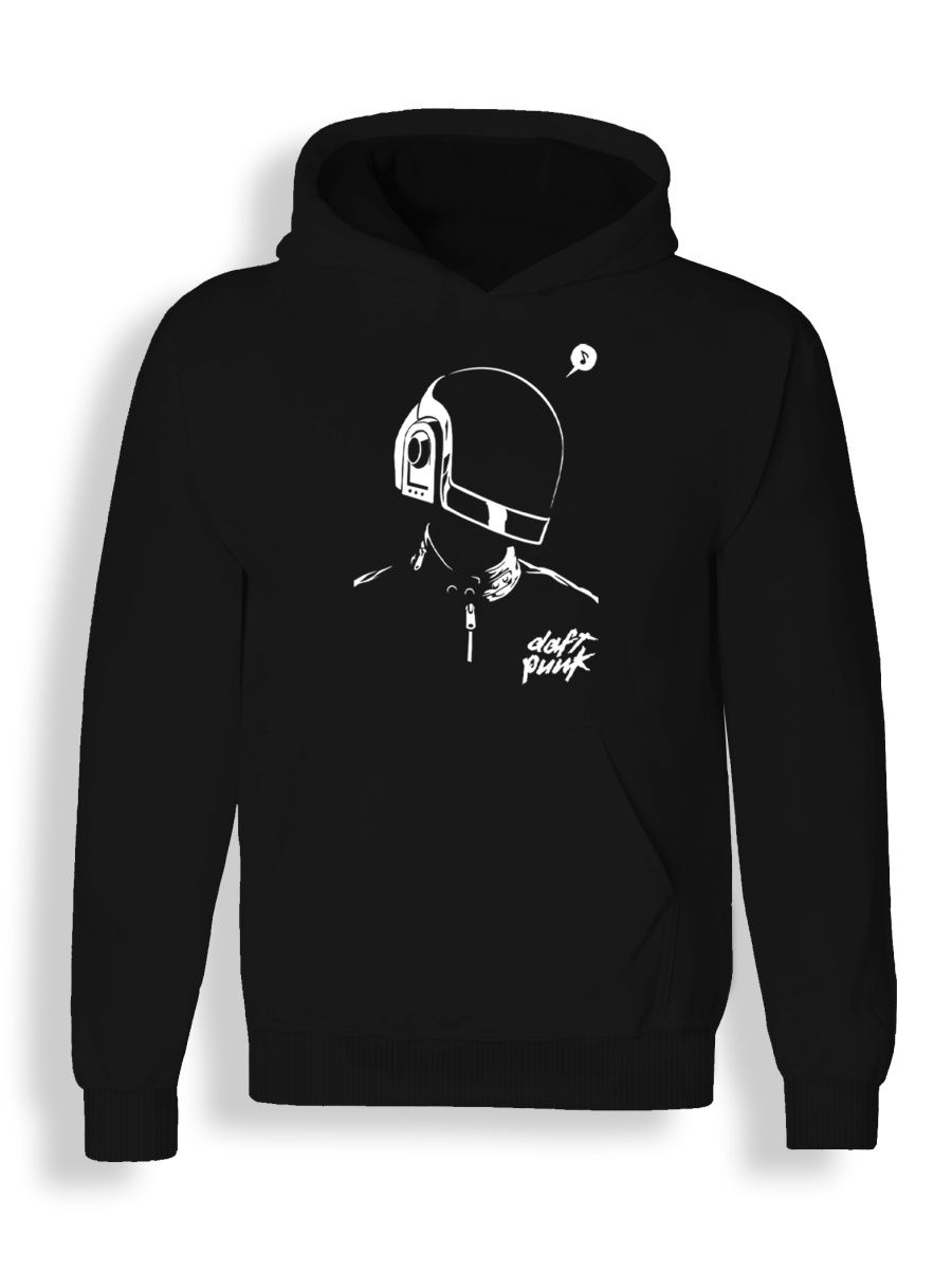 Худи унисекс СувенирShop Daft Punk/Дафт Панк 2 черное S