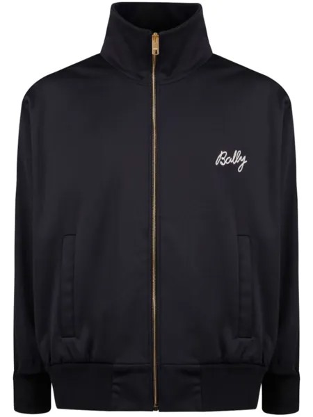 Толстовка на молнии с вышитым логотипом Bally, синий