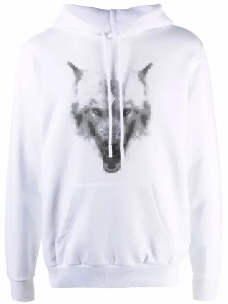 Marcelo Burlon County of Milan худи с принтом, белый