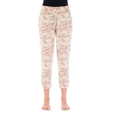 Женские бежевые камуфляжные удобные брюки-джоггеры Bobeau Loungewear M BHFO 1226