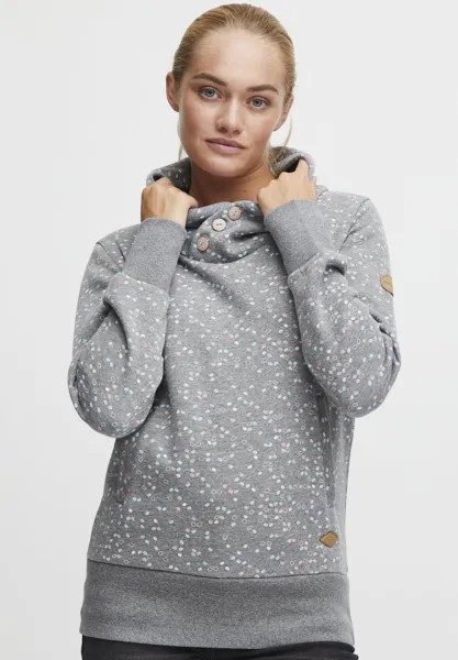 Худи Melange Oxmo, цвет medium grey melange