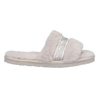 Белые повседневные сандалии Puma Fluff Remix Bx Slide Youth Girls 385348-03