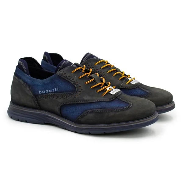 Мужские полуботинки Bugatti (Sandhan comfort 332A6U61-3469), синие