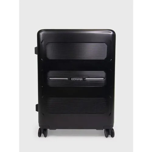Чемодан American Tourister, 78 л, размер M+, черный