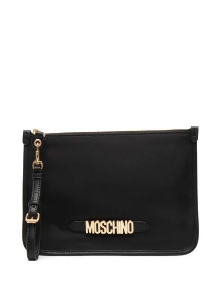 Moschino клатч с логотипом