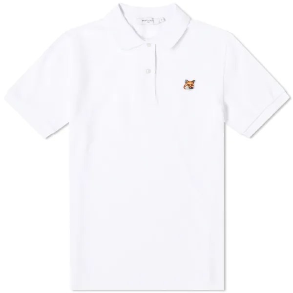 Футболка Maison Kitsuné Tricolor Fox Head Patch Classic Polo