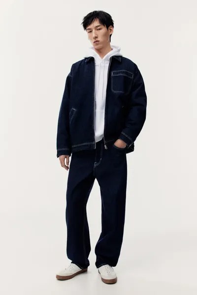 Свободные джинсы H&M, синий