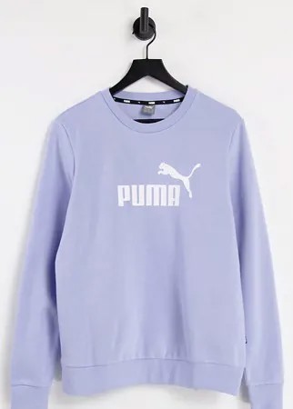 Синий свитшот с логотипом Puma Essentials-Голубой