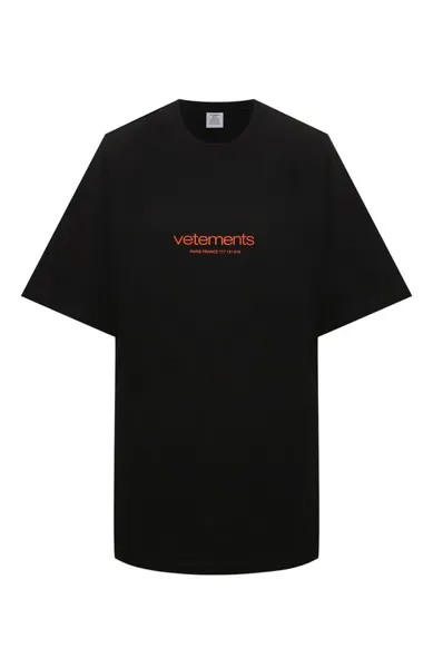 Хлопковая футболка VETEMENTS