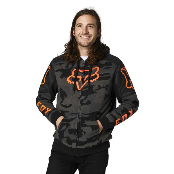 Толстовка Fox Racing Lfs Paydirt Sasquatch Full Zip, черный