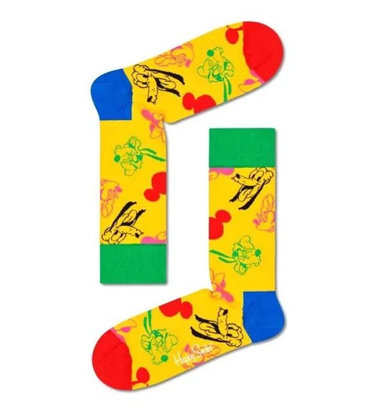 Носки унисекс Happy Socks DNY01 2201 желтые 25