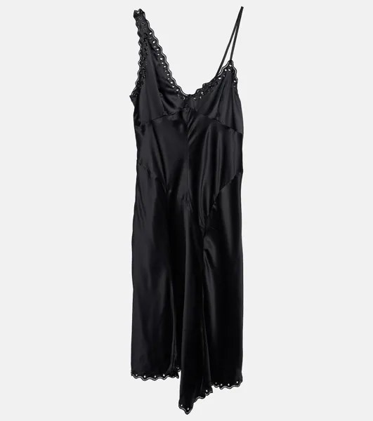 Платье миди ayrich с вышивкой Isabel Marant, черный