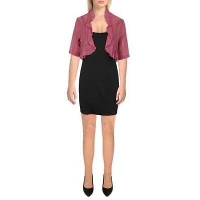 Женское вязаное болеро с оборками и открытой передней частью Connected Apparel Plus BHFO 1531