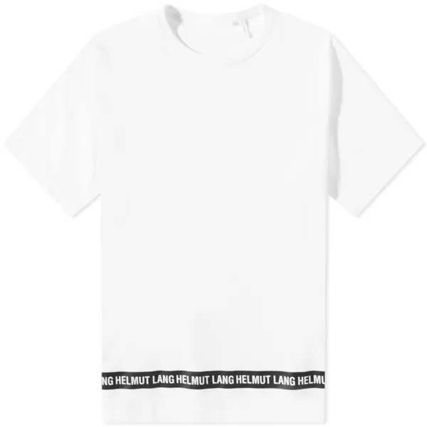 Футболка Helmut Lang Stripe Logo Tee