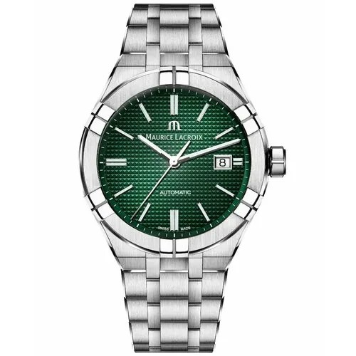 Наручные часы Maurice Lacroix AI6008-SS002-630-1, зеленый, серебряный