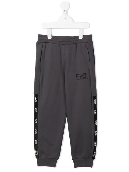 Emporio Armani Kids спортивные брюки с логотипом