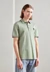 Рубашка-поло REGULAR FIT AND LOGOED PATCH Antony Morato, зеленый