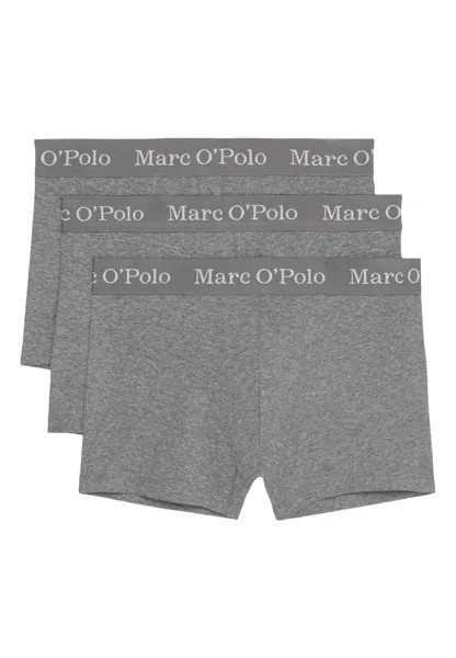 Трусы Marc O´Polo Retro Short/Pant Elements Organic Cotton, серый меланж