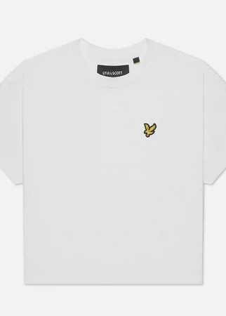 Женская футболка Lyle & Scott Cropped, цвет белый, размер L