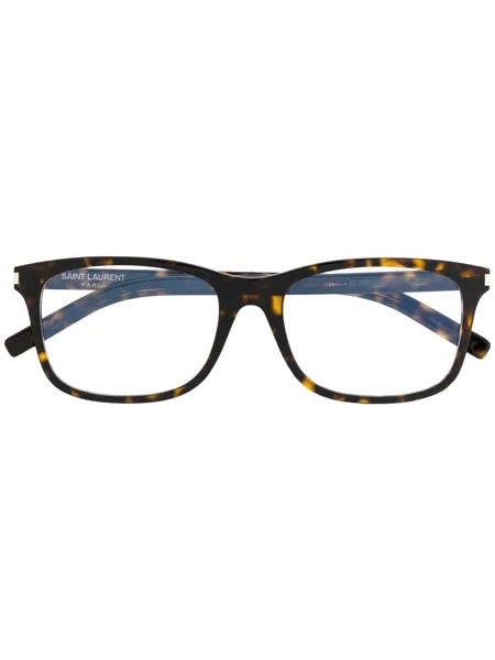 Saint Laurent Eyewear очки в черепаховой оправе