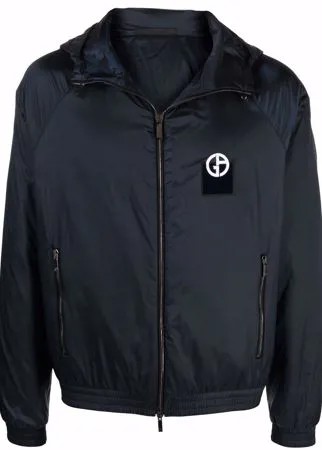 Giorgio Armani бомбер Blouson с нашивкой-логотипом